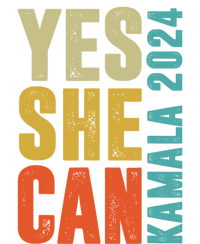 Yes She Can Kamala 2024 Retro Colors T-Shirt