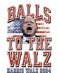 Balls To The Walz Tim Walz For Vp Walz And Harris Vote 47 Short Acrylic Beanie