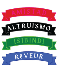 Amistad Isibindi Altruismo Reveur 4 Houses 1 Family T-Shirt