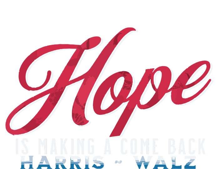 Hope Is Making A Come Back Harris Walz 2024 Kids Hoodie