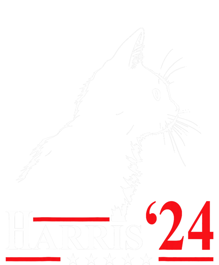 Cat Ladies For Kamala Funny Cat 2024 President Kamala Harris T-Shirt