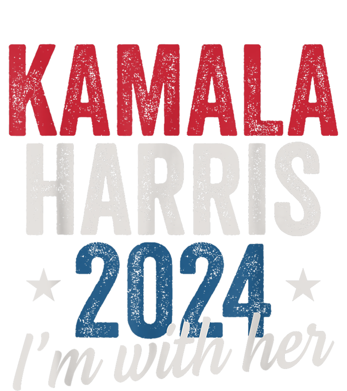 Kamala Harris 2024 Support Im With Her Snapback Five-Panel Rope Hat