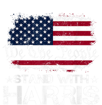 We The People Stand With Kamala Harris 2024 American Flag T-Shirt