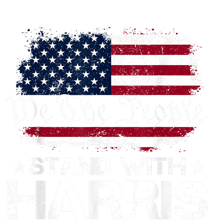 We The People Stand With Kamala Harris 2024 American Flag T-Shirt