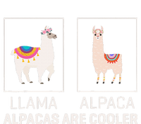 Llama Vs Alpaca Alpacas Are Cooler Funny Alpaca Lover T-Shirt