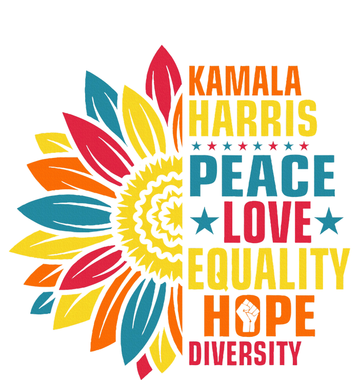 Kamala Harris Waltz Peace Love E Hope Diversity Mousepad