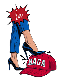 Kamala Harris With High Heels Stepping On Red Hat 2024 T-Shirt