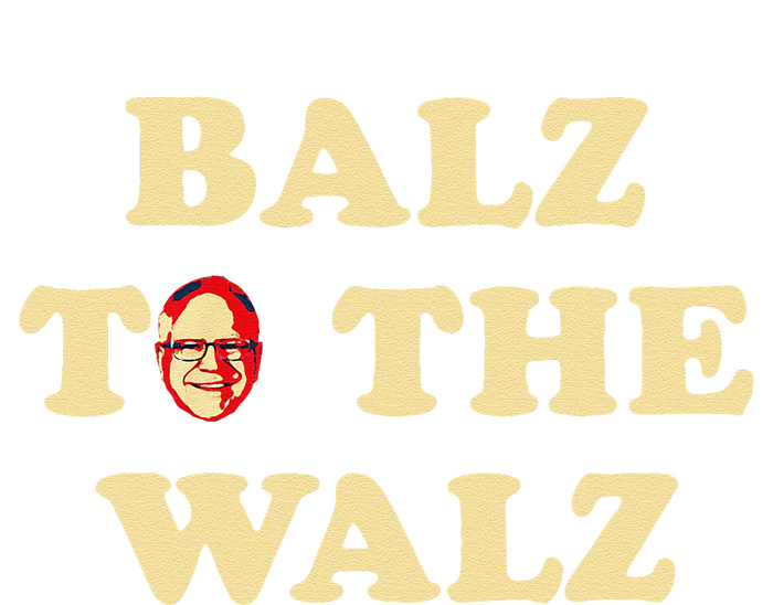 Balz To The Walz Harris Walz 47 President 24 Election Funny Gift Pom Pom 12in Knit Beanie