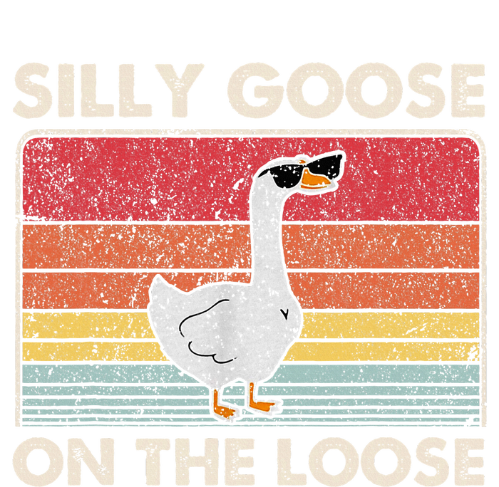 Silly Goose On The Loose Funny Silly Goose University Mousepad