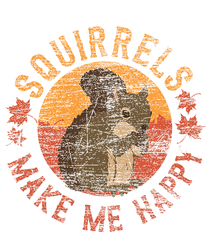 Squirrels Make Me Happy Vintage Squirrel Baby Bodysuit