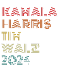 Harris Walz 2024 Kamala Harris Tim Walz Waltz Vintage Style Gift Women's Crop Top Tee