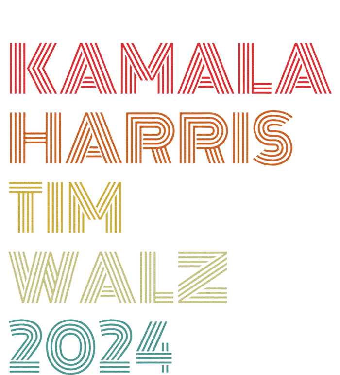 Harris Walz 2024 Kamala Harris Tim Walz Waltz Vintage Style Gift Women's Crop Top Tee