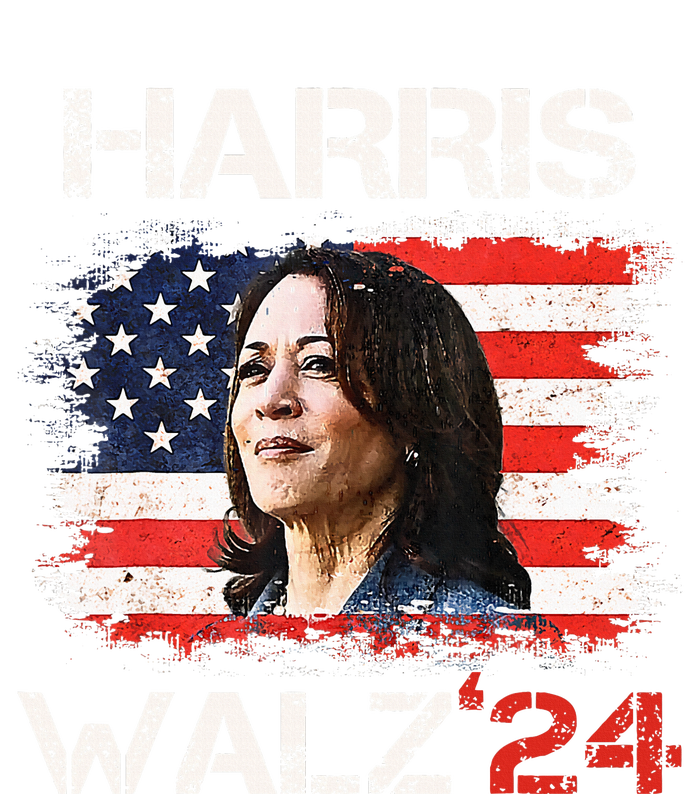 Kamala Harris Tim Walz Waltz Women's Racerback Cropped Tank