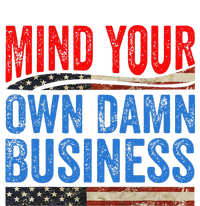 Mind Your Own Damn Business Tie Dye Hoodie