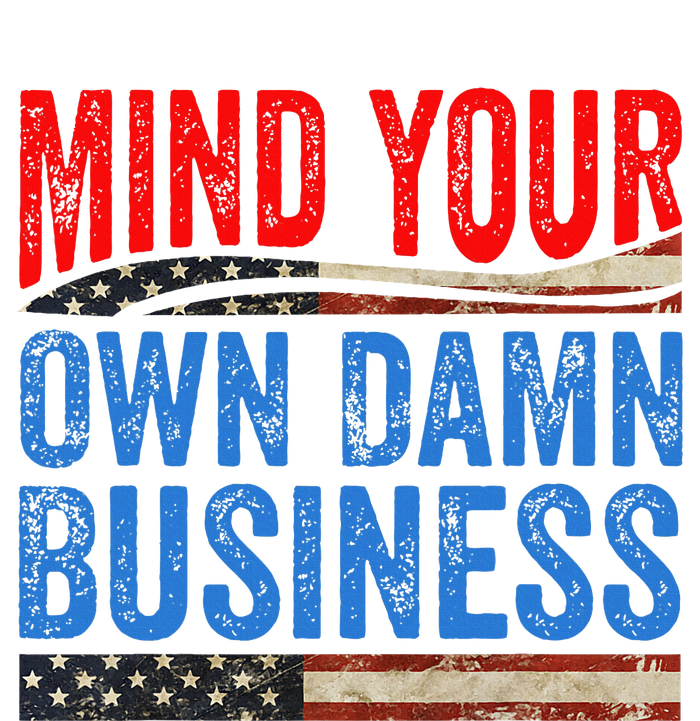 Mind Your Own Damn Business Tie Dye Hoodie