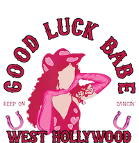 Retro Good Luck Babe Western Cowgirl Pony Club Disco Gift Women's T-Shirt