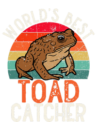 Worlds Best Toad Catcher Funny Amphibian Toad Womens California Wash Sweatshirt