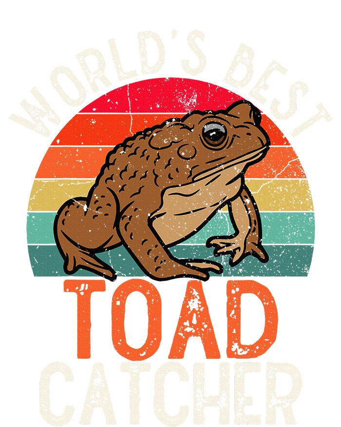 Worlds Best Toad Catcher Funny Amphibian Toad Womens California Wash Sweatshirt