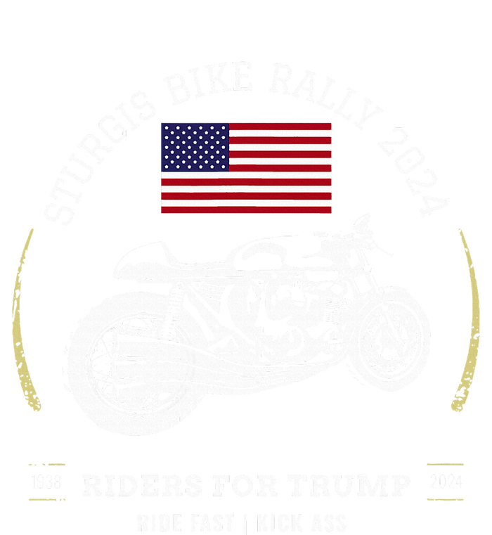 Sturgis South Dakota Bike Rally 2024 Trump Motorcycle Trike Premium Hoodie