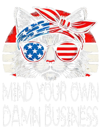 Walz Mind Your Own Damn Business Harris Waltz Cat Lady Gift Toddler Sweatshirt