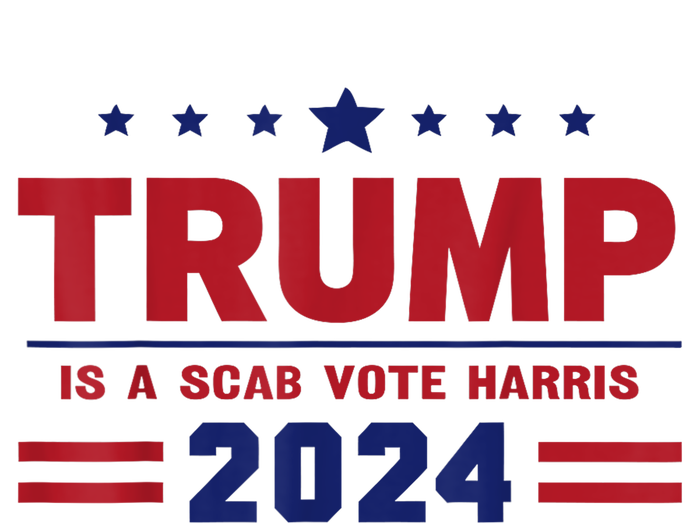 Trump Is A Scab Vote Madam President Kamala Harris 2024 Sustainable Bucket Hat