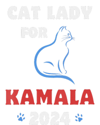 Women Funny Cat Lady Kamala Harris President 2024 Cat Mom Women Gift Tank Top