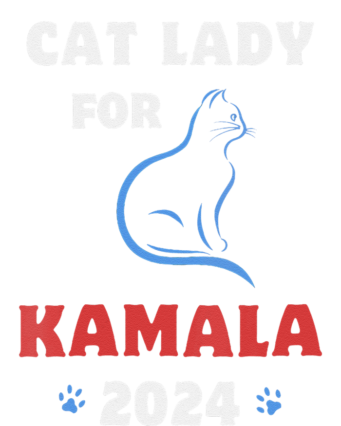 Women Funny Cat Lady Kamala Harris President 2024 Cat Mom Women Gift Tank Top