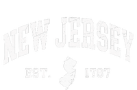 New Jersey Est. 1787 Distressed Worn Design Classic Cooling Performance Crew T-Shirt