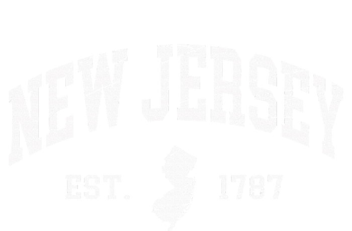 New Jersey Est. 1787 Distressed Worn Design Classic Cooling Performance Crew T-Shirt