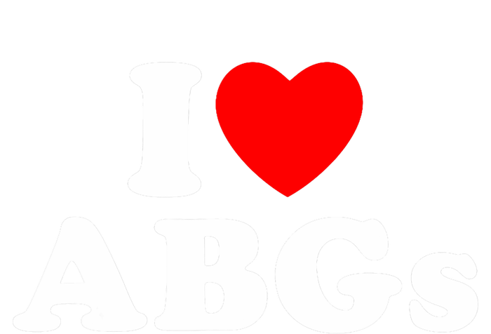 I Love Abgs I Heart Abgs Funny Asian Baby Lover T-Shirt