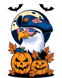 Cute Bald Eagle Witch Halloween Pumpkin Eagle Lover Tall Long Sleeve T-Shirt