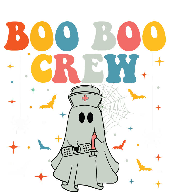 Groovy Boo Boo Crew For Cna Er Rn Lpn Funny Halloween Nurse Kids Long Sleeve Shirt