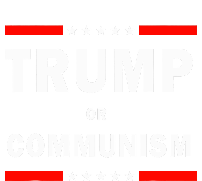 Trump Or Communism Trump 2024 For President Women's Tri-Blend 3/4-Sleeve Raglan Shirt