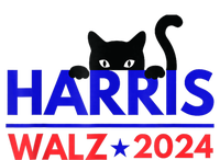 Harris Walz 2024 Funny Cat Election Kamala Harris Tim Waltz T-Shirt