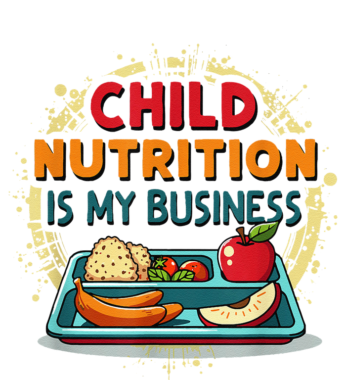 School Cafeteria Worker Lunch Lady Food Tray Child Nutrition T-Shirt