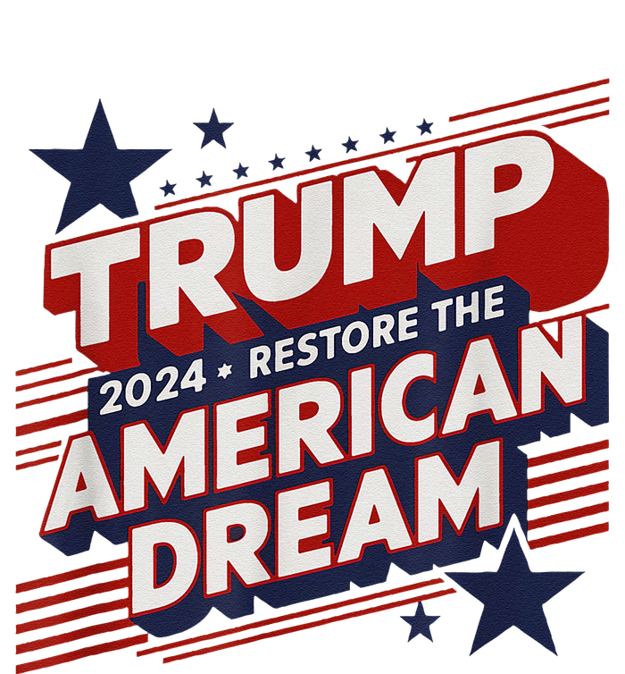 Trump 2024 Restore American Dream Tie-Dye Long Sleeve Shirt