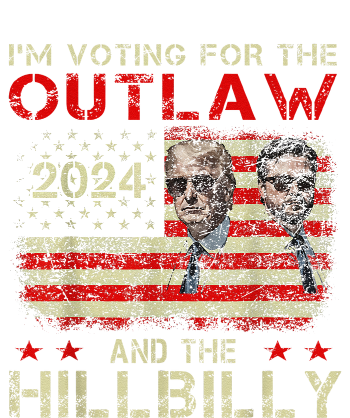 Trump IM Voting For The Outlaw And Hillbilly Trump Vance Pom Pom 12in Knit Beanie