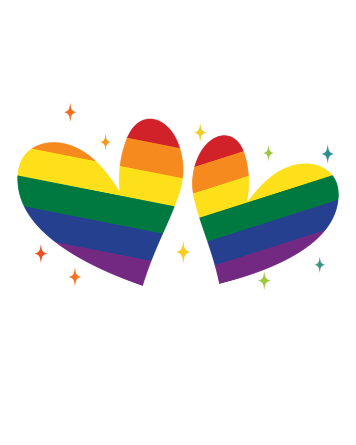 I Love My Two Moms Lesbian Lgbtq T-Shirt