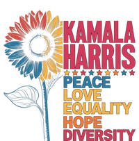 Kamala Harris Peace Love Equality Hope Diversity T-Shirt