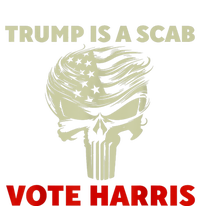 Trump Is A Scab Vote Harris Waltz New Way Move Forward Flag Dry Zone Grid Polo