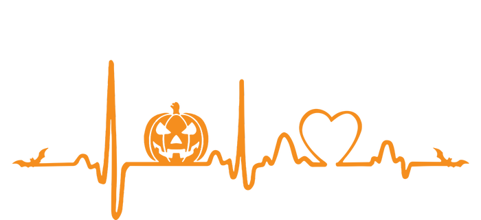 Pumpkin Heartbeat Halloween T-Shirt