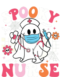 Spooky Nurse Ghost Halloween Cute Groovy Nursing Halloween Toddler Sweatshirt