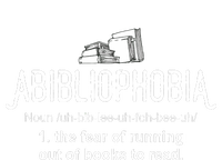 Abibliophobia Definition Librarian Reading Books Lover T-Shirt