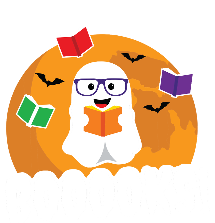 Booooks Ghost T Boo Read Books Library Gift Funny Tie-Dye T-Shirt