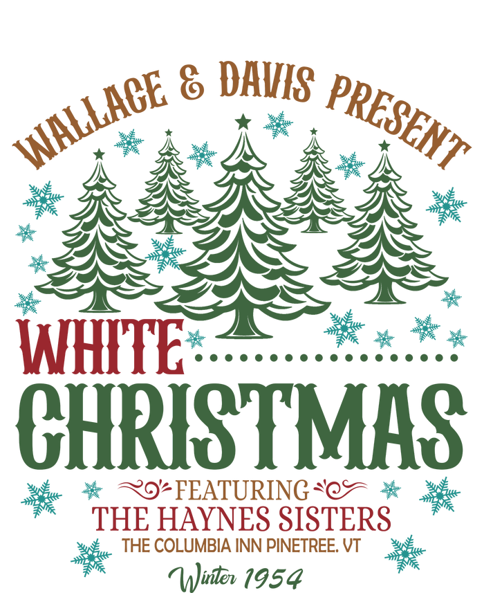 Wallace & David Present White Christmas Wallace & David Christmas M T-Shirt