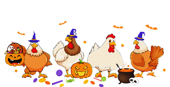 Cute Witch Chicken Chick Pumpkin Halloween Farm Farmer Button