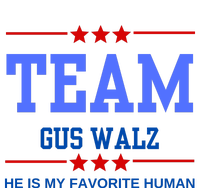 Team Gus Walz He Is My Favorite Human Kids Hoodie