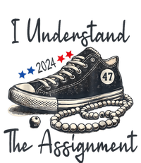 Harris Waltz 2024 I Understand The Assignment Chucks And Pearls Election 2024 Platinum Collection Golf Towel