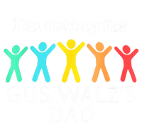 IM Voting For Gus Walz Dad Harris Walz 2024 Cropped Pullover Crew