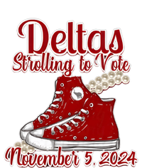 Deltas Strolling To Vote November 5 2024 Chucks And Pearls Flexfit Unipanel Trucker Cap